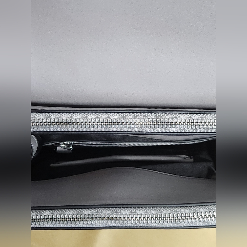 Calvin Klein Elaine Bubble Lamb Novelty Key Item Flap Backpack Dove Gray $168 - Picture 15 of 16